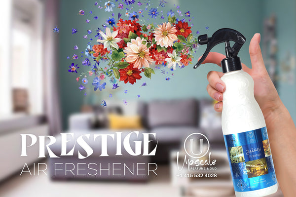 Perstige Fabric Spray Air Freshener Spray Luxury Bed Spray Room Essentials, Fabric and Linen For Bedding, Natural Home Fragrance, Pillow Mist, Odor Eliminator Spray, 16.9Fl.Oz.480ML by AL MAS