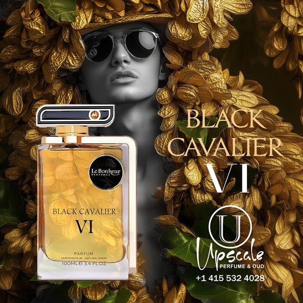 Black Cavalier VI by Le Bonheur – A Bold Woody Floral Musk for Men 100 ML