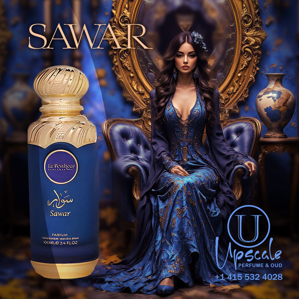 Sawar Eau De Perfume 100ML Opens with an intoxicating blend of black tea, cardamom, and ripe fig